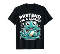 Pretend I'm A Lizard Funny Animal Reptile Lizard Lover Kids T-Shirt