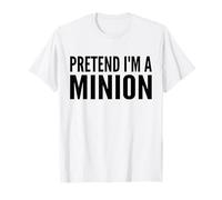 Pretend I'm A Minion Costume Party Funny Halloween T-Shirt