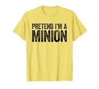 Pretend I'm A Minion Shirt Adult Kids Men Women Costume T-Shirt
