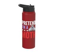 Pretend I'm A Moth Stainless Steel Insulated Water Bottle