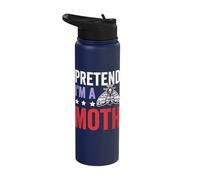 Pretend I'm A Moth Stainless Steel Insulated Water Bottle