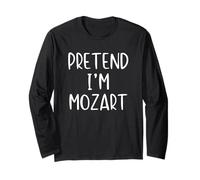 Pretend I'm A Mozart Costume Halloween Simple Adult Kid Long Sleeve T-Shirt