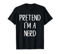 Pretend I'm A Nerd Costume Halloween Funny Easy Kid Geek T-Shirt