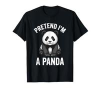 Pretend I'm A Panda Costume Giant Panda Halloween Costumes T-Shirt