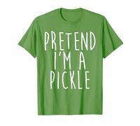 Pretend I'm A Pickle Family Lazy Costume Halloween Party T-Shirt