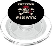 Pretend I'm a Pirate Funny Halloween Talk Like a Pirate Day PopSockets PopGrip for MagSafe