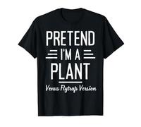 Pretend I'm A Plant Halloween Venus Flytrap Plant Costume Value Graphic T-Shirt, Men, Black, L