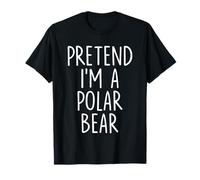 Pretend I'm A Polar Bear Halloween Couples Costume Matching T-Shirt