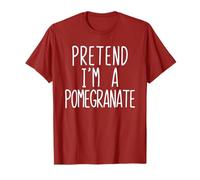 Pretend I'm A Pomegranate Costume Halloween Lazy Adult Kids T-Shirt