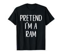 Pretend I'm A Ram Costume Halloween Funny Easy Adult Kid T-Shirt