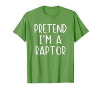 Pretend I'm A Raptor Costume Halloween Simple Velociraptor T-Shirt