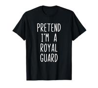 Pretend I'm A Royal Guard Costume Halloween Lazy Adult Kids T-Shirt