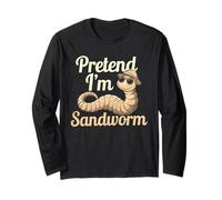 Pretend I'm A Sandworm Funny Halloween Spooky Costume Long Sleeve T-Shirt