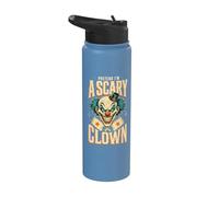 Pretend I'm A Scary Clown Halloween Costume Stainless Steel Insulated Water Bottle