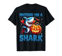 Pretend I'm A Shark Lazy Last Minute Halloween Costume T-Shirt