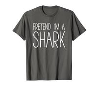 Pretend I'm A Shark Shirt Adult Kids Men Women Shark Costume T-Shirt
