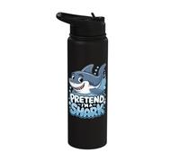 Pretend I'm A Shark Stainless Steel Insulated Water Bottle