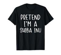 Pretend I'm A Shiba Inu Costume Halloween Simple Adult Kid T-Shirt