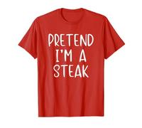 Pretend I'm A Steak Costume Halloween Funny Simple Adult Kid T-Shirt