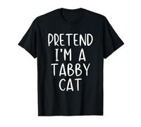Pretend I'm A Tabby Cat Costume Halloween Simple Adult Kid T-Shirt