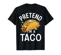 Pretend I'm A Taco Funny Halloween Costume Mexican T-Shirt