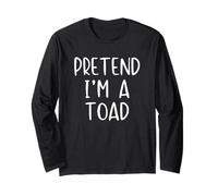 Pretend I'm A Toad Costume Halloween Funny Simple Adult Kid Long Sleeve T-Shirt