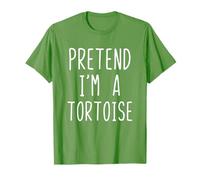 Pretend I'm A Tortoise Costume Halloween Lazy Adult Kids T-Shirt
