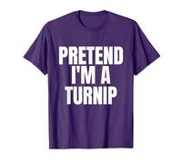 Pretend I'm A Turnip Funny Lazy Costume T-Shirt