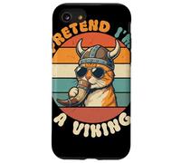 Pretend I'm A Viking Cat Retro Sunset Sunglasses Funny Case for iPhone SE (2020) / 7/8