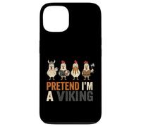 Pretend I'm A Viking Funny Chicken Squad Farm Animal Costume Case for iPhone 13