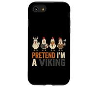Pretend I'm A Viking Funny Chicken Squad Farm Animal Costume Case for iPhone SE (2020) / 7/8