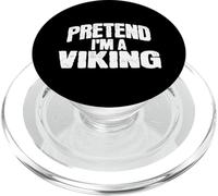 Pretend I'm a Viking Funny Halloween Costume PopSockets PopGrip for MagSafe