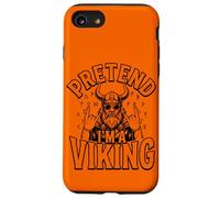Pretend I'm A Viking Lazy Costume Sunglasses Rock Hand Sign Case for iPhone SE (2020) / 7/8
