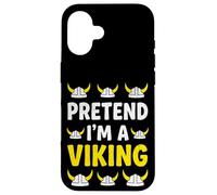 Pretend I'm A Viking Lazy Halloween Costume Funny DIY Case for iPhone 16