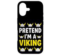 Pretend I'm A Viking Lazy Halloween Costume Funny DIY Case for iPhone 17
