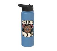 Pretend I'm A Viking Stainless Steel Insulated Water Bottle