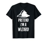 Pretend I'm A Wizard Funny Simple Easy Halloween Costume Value Graphic T-Shirt