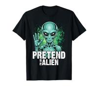 Pretend I'm an Alien Funny Halloween Party Costume T-Shirt