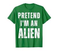 Pretend I'm an Alien Matching Costume Funny Halloween T-Shirt