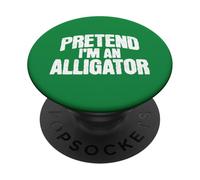 Pretend I'm an Alligator Funny Halloween Costume PopSockets Adhesive PopGrip