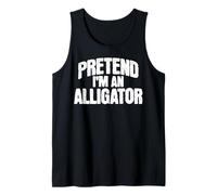 Pretend I'm an Alligator Funny Halloween Costume Tank Top