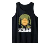 Pretend I'm an Alligator Funny Halloween Headless Alligator Tank Top