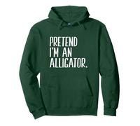 Pretend I'm An Alligator Funny Halloween Party Pullover Hoodie