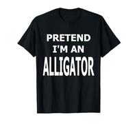 Pretend I'm An Alligator Funny Lazy Fancy Dress Costume Joke T-Shirt
