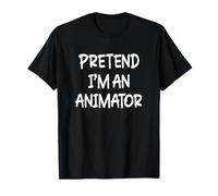 Pretend I'm An Animator Lazy Last Minute Halloween Costume T-Shirt
