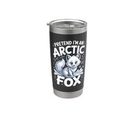 Pretend Im an Arctic Fox Wildlife Stainless Steel Insulated Tumbler