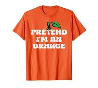 Pretend I'm An Orange Matching Fun Gag Costume Fruit Theme T-Shirt