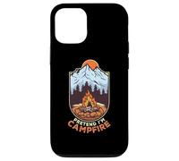 Pretend I'm Campfire Camping Holiday Funny Halloween Costume Case for iPhone 12/12 Pro