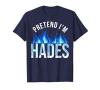 Pretend I'm Hades Costume Ancient Greek God Mythologist T-Shirt, Men, Navy Blue, 5X-Large