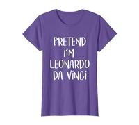 Pretend I'm Leonardo Da Vinci Costume Funny Halloween Party T-Shirt